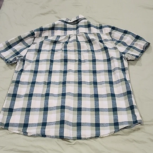 Men green XL casual/dress shirt - Picture 9 of 9